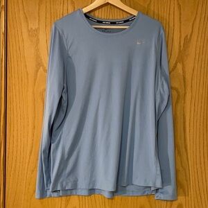 Nike Blue Long Sleeve Top!